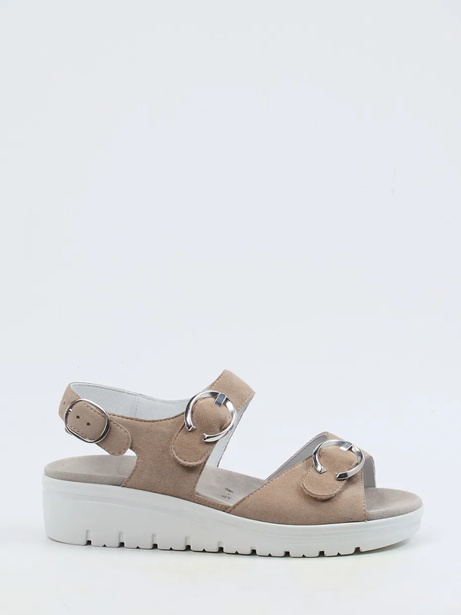 Damen Semler – Komfort-Sandale aus Veloursleder