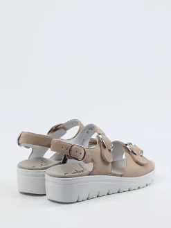 Damen Semler – Komfort-Sandale aus Veloursleder