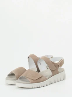 – Komfortsandale aus Veloursleder*Semler Best