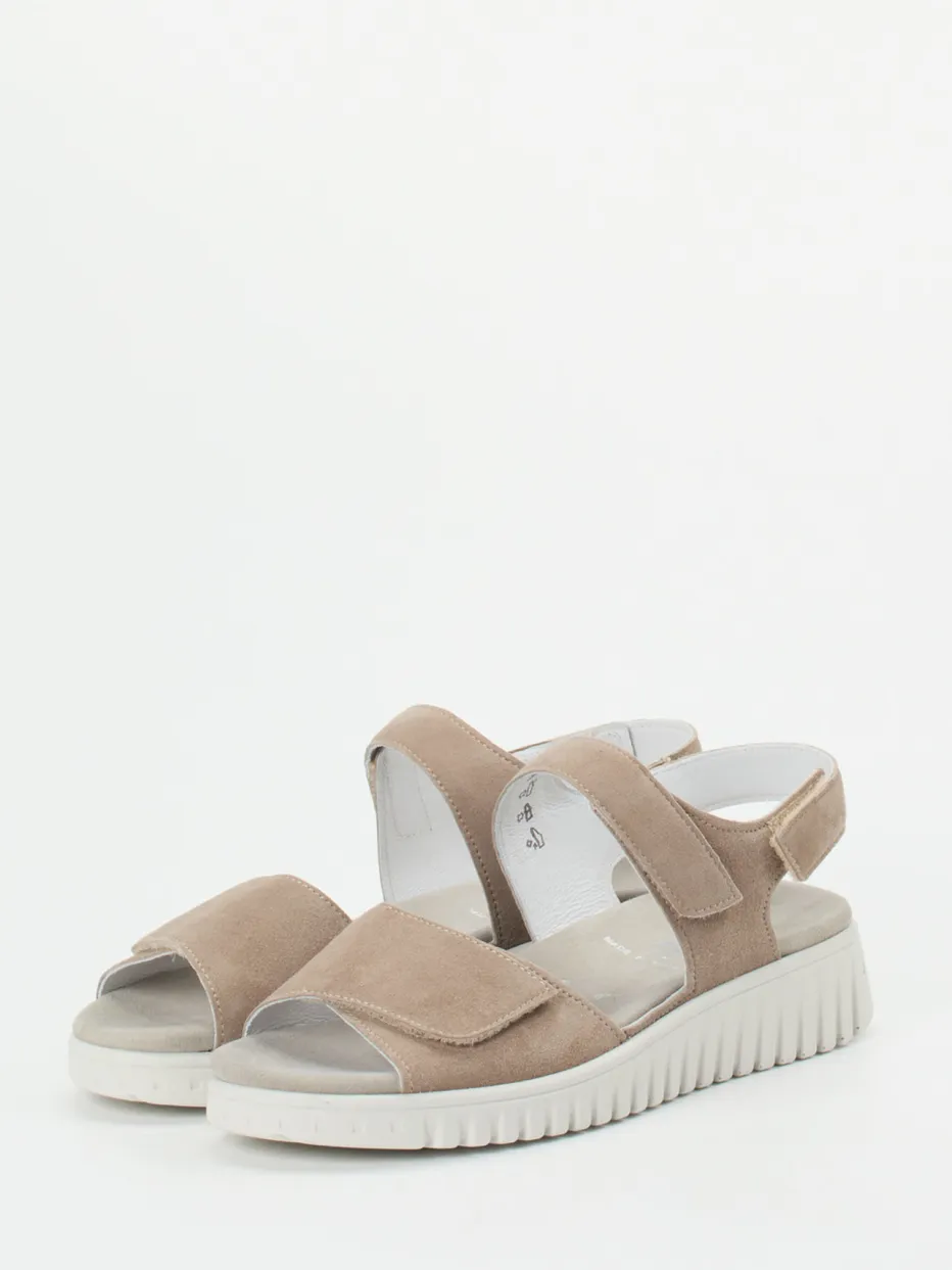 – Komfortsandale aus Veloursleder*Semler Best