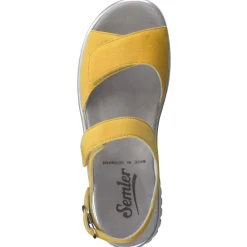 – Komfortsandale aus Veloursleder*Semler Clearance