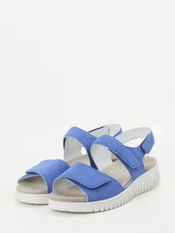 – Komfortsandalen aus Veloursleder*Semler New