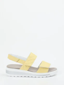 – Komfortsandalen aus geprägtem Leder*Semler New