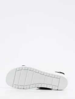 – Komfort-Sandalen aus Veloursleder Dunkel*Semler Clearance