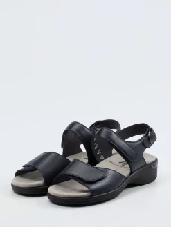 – Komfortsandalen aus Kalbleder dunkel*Semler