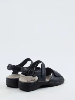 – Komfortsandalen aus Kalbleder dunkel*Semler