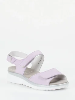 – Komfortsandalen aus Nubukleder Flieder*Semler Clearance