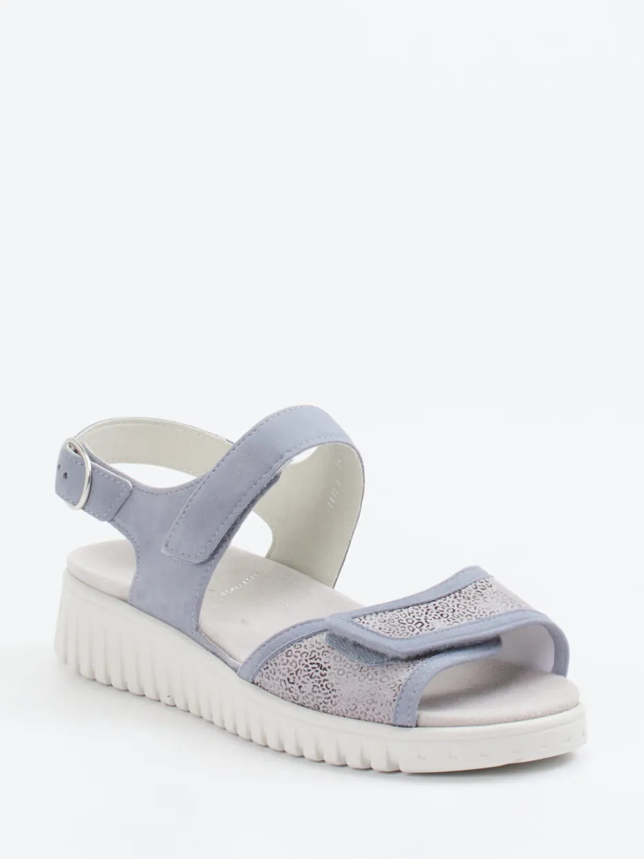 Damen Semler – Komfortsandalen aus Kalbleder Pastell