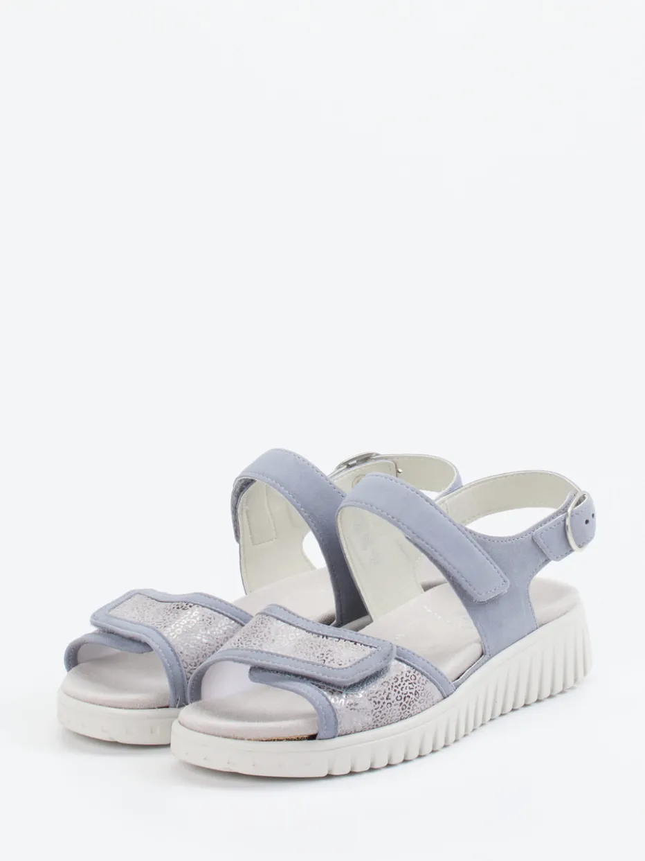 Damen Semler – Komfortsandalen aus Kalbleder Pastell