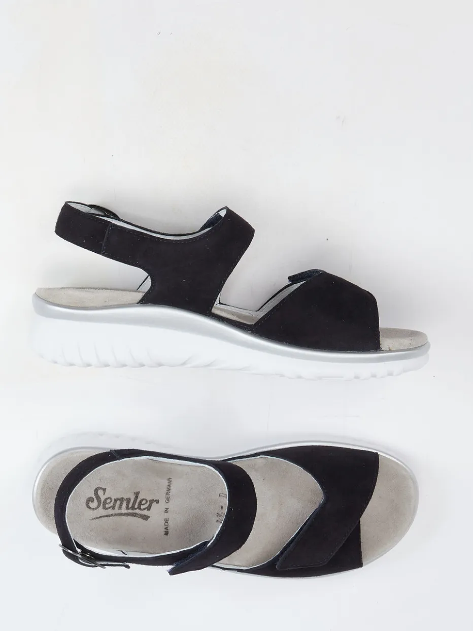 Damen Semler – Komfortsandalen aus Veloursleder