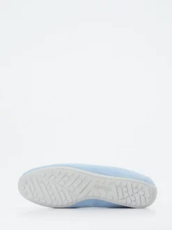 – Komfort-Slipper aus Veloursleder hell*Semler Best