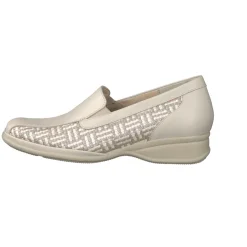 Damen Semler – Komfort-Slipper aus Kalbleder Flechtoptik