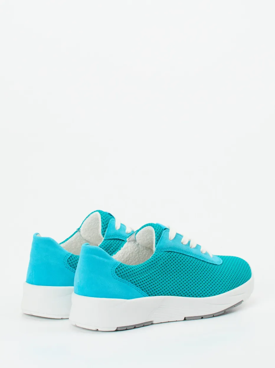 – Komfort-Sneaker aus Textil türkis*Semler Sale