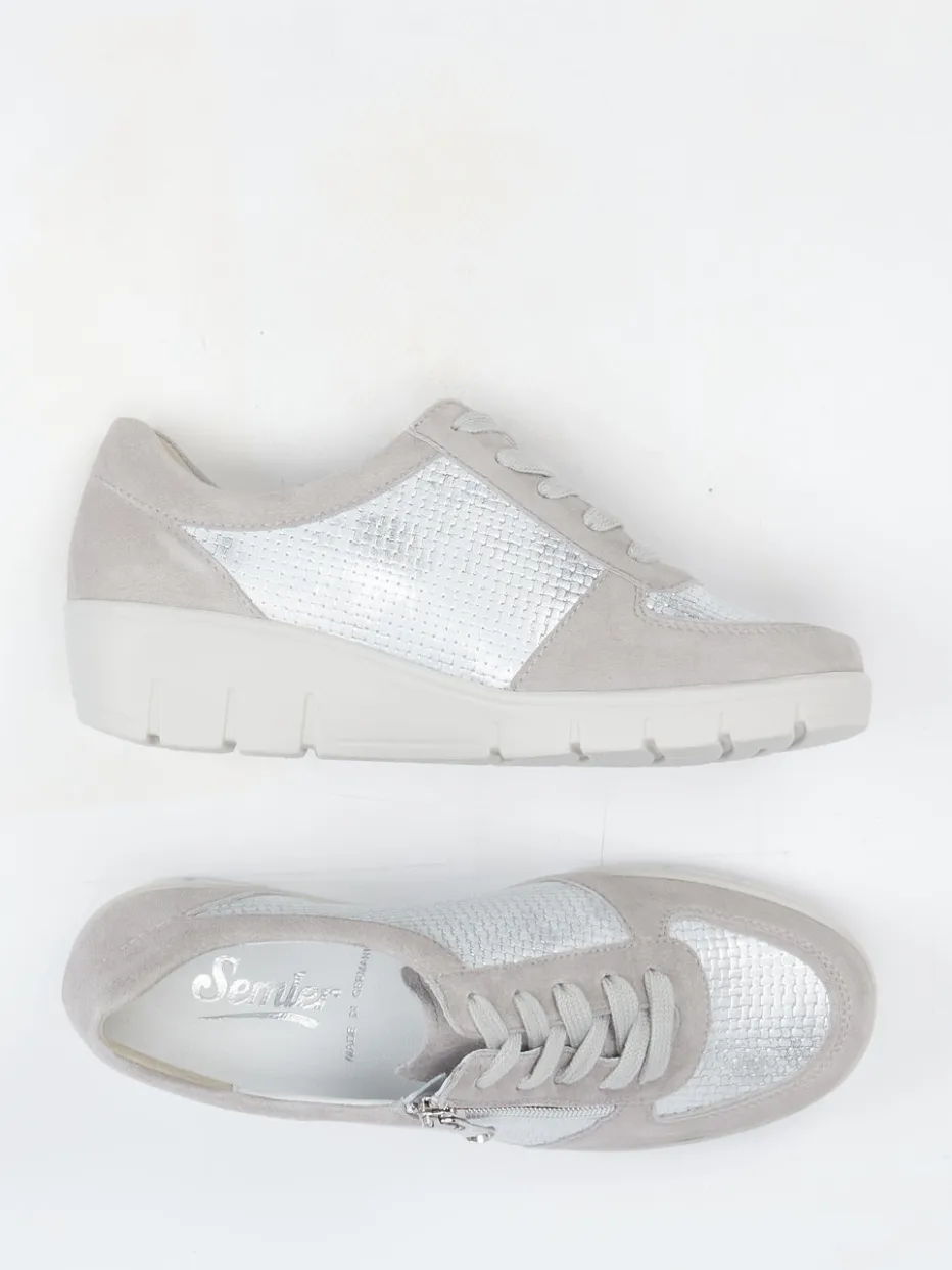 – Komfort-Sneaker aus Veloursleder*Semler Sale