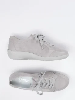 – Komfort-Sneaker aus Veloursleder hell*Semler