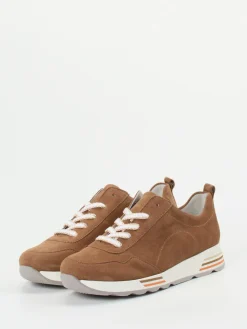 Damen Semler – Komfort-Sneaker aus Veloursleder cognac