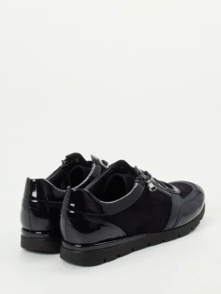 – Komfort-Sneaker aus Veloursleder Dunkel*Semler Hot