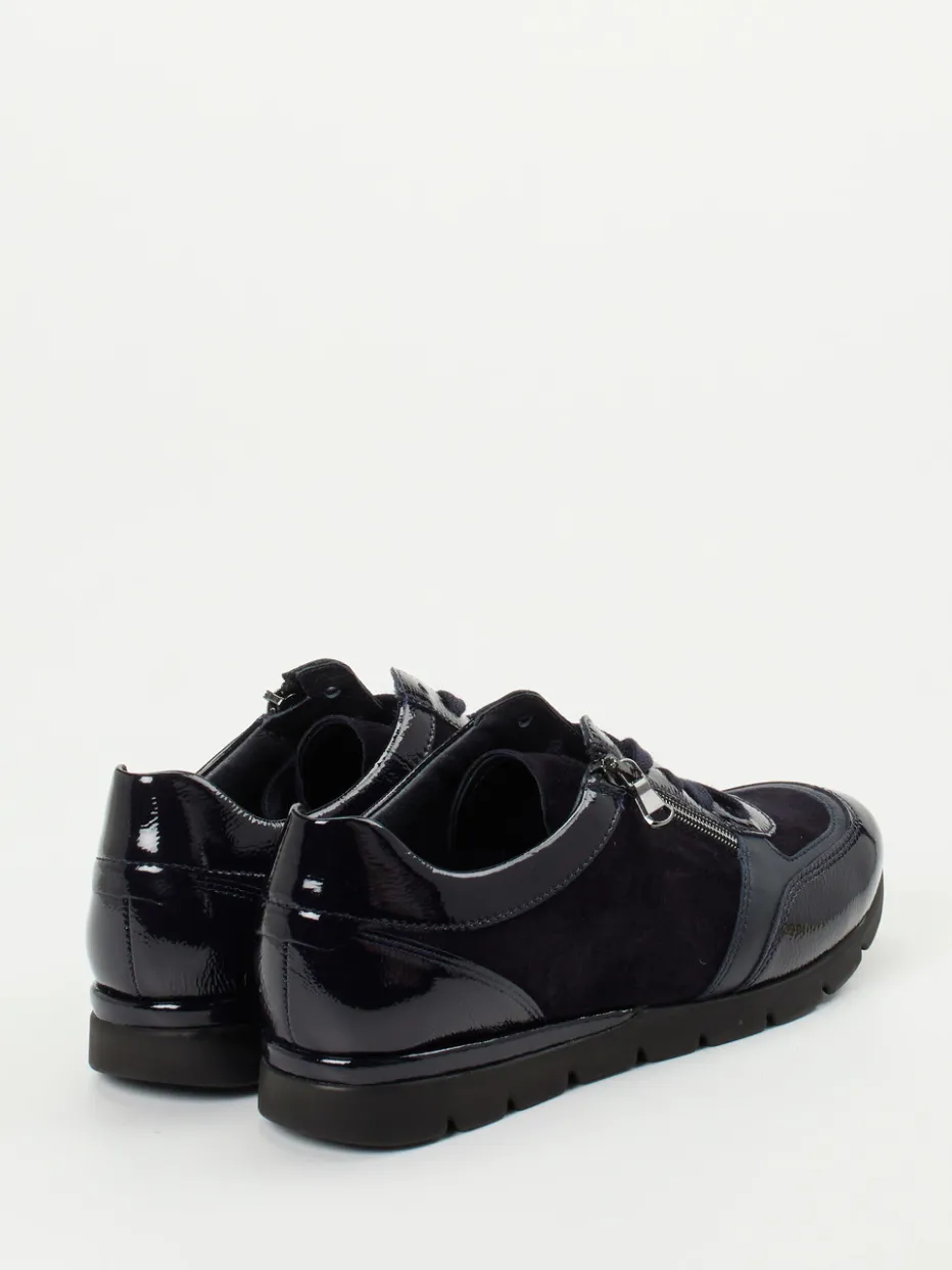 – Komfort-Sneaker aus Veloursleder Dunkel*Semler Hot