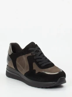 – Komfort-Sneaker aus Veloursleder Taupe*Semler Best