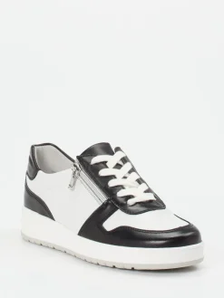 – Komfort-Sneaker aus Kalbleder Weiß-*Semler Hot