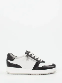 – Komfort-Sneaker aus Kalbleder Weiß-*Semler Hot