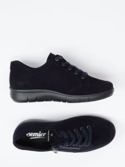 Damen Semler – Komfort-Sneaker aus Veloursleder Dunkel