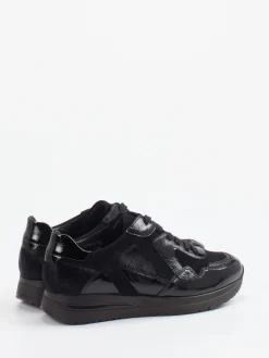 – Komfort-Sneaker aus Velours- und Lackleder*Semler Best