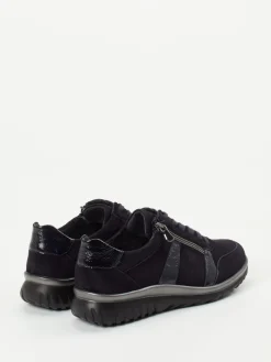 – Komfort-Sneaker aus Veloursleder Dunkel*Semler Sale