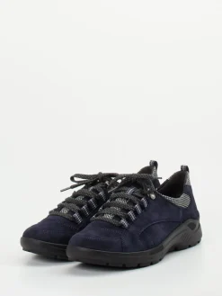 Damen Semler – Komfort-Sneaker aus Veloursleder Dunkel