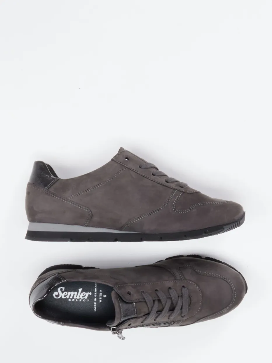 – Komfort-Sneaker aus Nubukleder*Semler Outlet