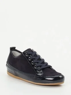 Damen Semler – Komfort-Sneaker aus Veloursleder Dunkel