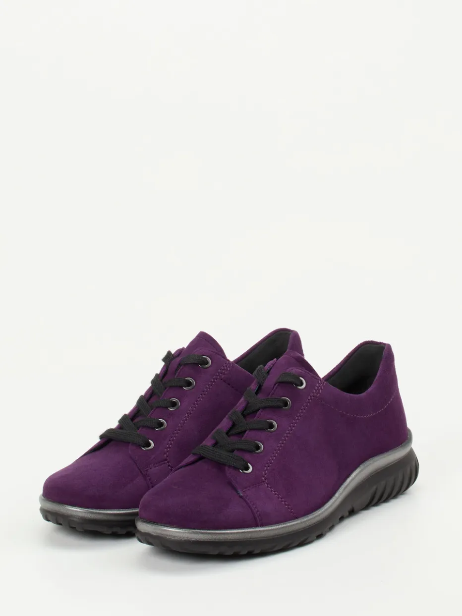 – Komfort-Sneaker aus Veloursleder violett*Semler New