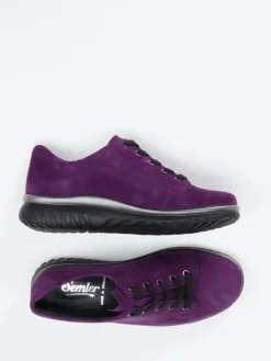 – Komfort-Sneaker aus Veloursleder violett*Semler New