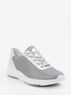 Damen Semler – Komfort-Sneaker aus Textil silberfarben