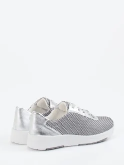 Damen Semler – Komfort-Sneaker aus Textil silberfarben