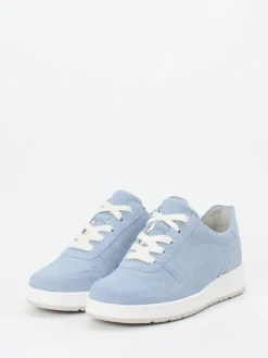 Damen Semler – Komfort-Sneaker aus Veloursleder hell