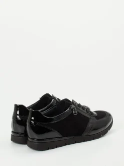 – Komfort-Sneaker aus Velours- und Lackleder*Semler Best