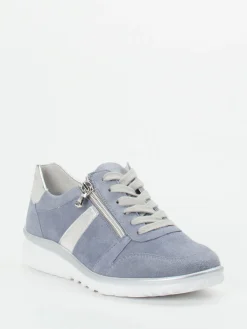 – Komfort-Sneaker aus Veloursleder Lavendel*Semler Discount