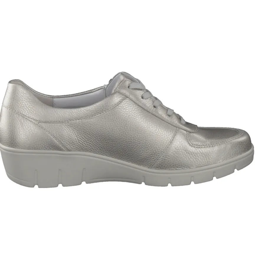 – Komfort-Sneaker aus Metallicleder*Semler Hot