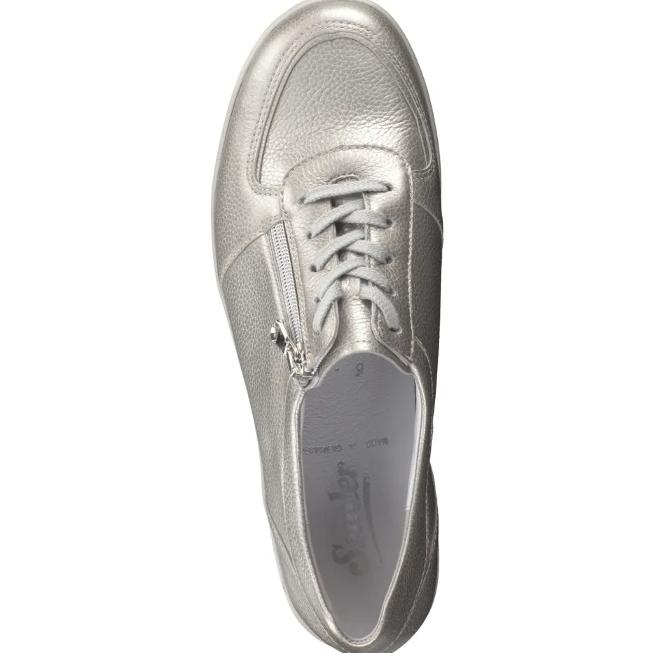 – Komfort-Sneaker aus Metallicleder*Semler Hot