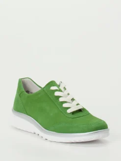 Damen Semler – Komfort-Sneaker aus Veloursleder gras