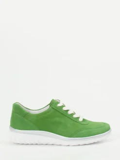 Damen Semler – Komfort-Sneaker aus Veloursleder gras