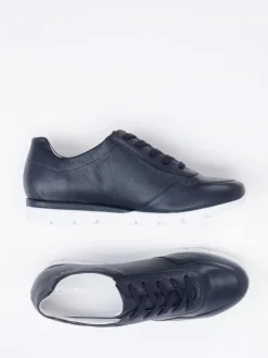 – Komfort-Sneaker aus Kalbleder Dunkel*Semler Discount