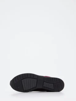 – Komfort-Sneaker aus Veloursleder Bordeaux*Semler Outlet