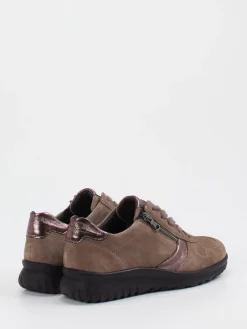 Damen Semler – Komfort-Sneaker aus Veloursleder taupe