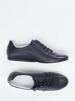 Damen Semler – Komfort-Sneaker aus Kalbleder Dunkel