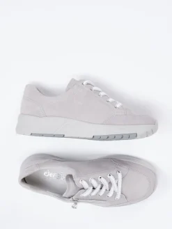 – Komfort-Sneaker aus Veloursleder hell*Semler Clearance