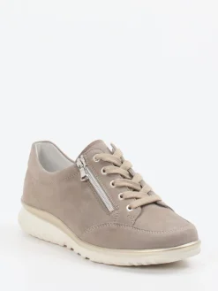 Damen Semler – Komfort-Sneaker aus Veloursleder Taupe