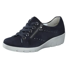 – Komfort-Sneaker aus Veloursleder Dunkel*Semler Best