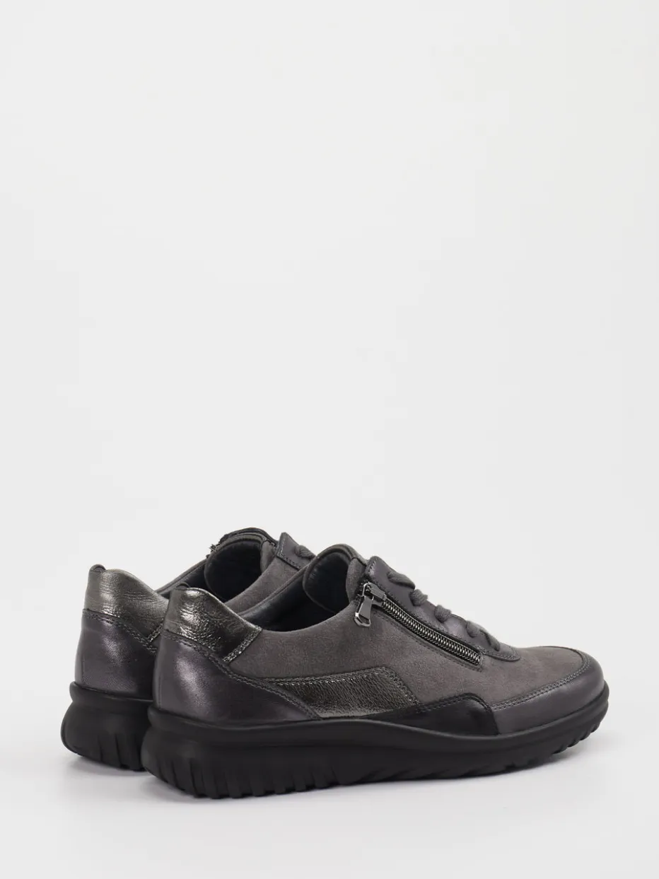 – Komfort-Sneaker aus Leder metallic*Semler Discount